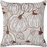 GOURD  - Sierkussen - Beige - 45 x 45 cm - Fluweel