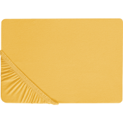 JANBU - Laken - Mosterdgeel - 200 x 200 cm - Katoen