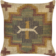PULICAT - Sierkussen - Donkergroen - 45 x 45 cm - Jute