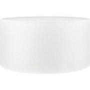 Lampenkap Canvas - Wit - cilinder - 50/50/25cm - van stof - Moderne st...