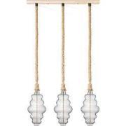 Home sweet home touw hanglamp Leonardo 3L Cloud - helder