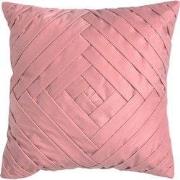 PHILLY - sierkussen 45x45 cm - velvet - Dusty Rose - roze