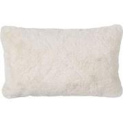 Dutch Decor ZAYA - Kussenhoes 30x50 cm - bontlook - effen kleur - Snow...