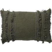 Dutch Decor FARA - Sierkussen 40x60 cm - 100% katoen - met franjes - C...