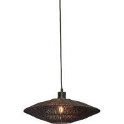 Hanglamp Iguazu - Jute Zwart - Ø40x12cm
