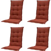 Madison -  Tuinstoelkussen Hoge Rug Panama terra - Ca. 123x50 cm - Set...