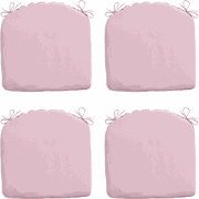 Madison -  Zitkussen Panama soft pink - Ca. 46x48 cm - Set van 4