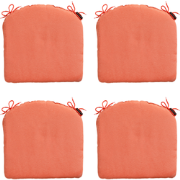 Madison -  Zitkussen Panama flame orange - Ca. 46x48 cm - Set van 4