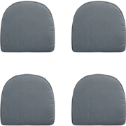 Madison -  Zitkussen Wicker York Rib grey - Ca. 48x48 cm - Set van 4