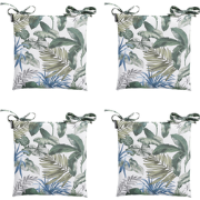 Madison -  Zitkussen Bliss blue - Ca. 46x46 cm - Set van 4