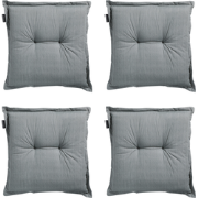Madison -  Zitkussen Basic grey - Ca. 50x50 cm - Set van 4