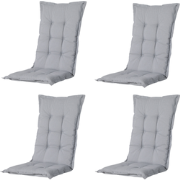 Madison -  Tuinstoelkussen Hoge Rug Panama light grey - Ca. 123x50 cm ...