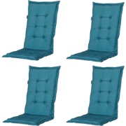 Madison -  Tuinstoelkussen Hoge Rug Panama sea blue - Ca. 123x50 cm - ...