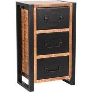 LABEL51 Ladekast Brussels - Rough - Mangohout - 45 cm