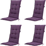 Madison -  Tuinstoelkussen Lage Rug Panama purple - Ca. 105x50 cm - Se...