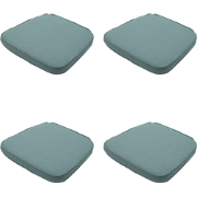 Madison -  Zitkussen Wicker Silver canvas eco+ - Ca. 48x48 cm - Set va...