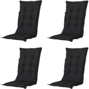 Madison -  Tuinstoelkussen Lage Rug Panama black - Ca. 105x50 cm - Set...