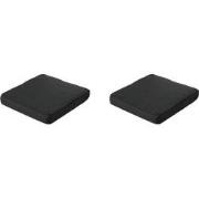 Madison -  Lounge Profi-Line Zitkussen Rib black - Ca. 60x60 cm - Set ...