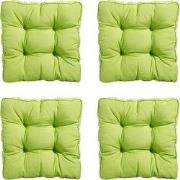 Madison -  Zitkussen Florance Panama lime - Ca. 47x47 cm - Set van 4