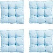 Madison -  Zitkussen Florance Panama skyway - Ca. 47x47 cm - Set van 4