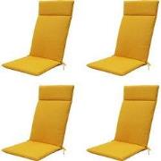 Madison -  Tuinstoelkussen Hoge Rug Gold canvas eco+ - Ca. 120x50 cm -...