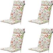 Madison -  Tuinstoelkussen Hoge Rug Milly natural - Ca. 120x50 cm - Se...