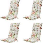 Madison -  Tuinstoelkussen Hoge Rug Milly natural - Ca. 123x50 cm - Se...