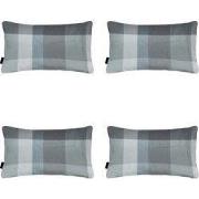 Madison -  Sierkussen Sya grey - Ca. 30x50 cm - Set van 4