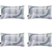 Madison -  Sierkussen Tess sage - Ca. 30x50 cm - Set van 4