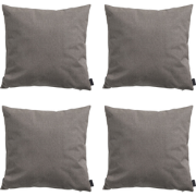 Madison -  Sierkussen Oxford taupe - Ca. 45x45 cm - Set van 4