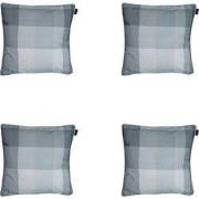 Madison -  Sierkussen Sya grey - Ca. 50x50 cm - Set van 4