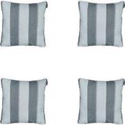 Madison -  Sierkussen Banda grey - Ca. 50x50 cm - Set van 4