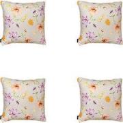 Madison -  Sierkussen Florina purple - Ca. 50x50 cm - Set van 4