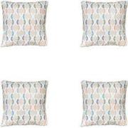 Madison -  Sierkussen Trivia natural - Ca. 50x50 cm - Set van 4