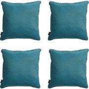 Madison -  Sierkussen Panama sea blue - Ca. 45x45 cm - Set van 4
