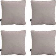 Madison -  Sierkussen Panama jute - Ca. 45x45 cm - Set van 4