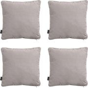 Madison -  Sierkussen Panama taupe - Ca. 45x45 cm - Set van 4