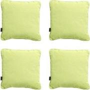 Madison -  Sierkussen Panama lime - Ca. 60x60 cm - Set van 4