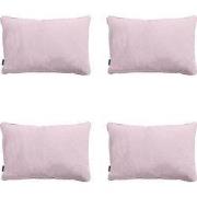 Madison -  Sierkussen Panama soft pink - Ca. 40x60 cm - Set van 4