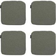 Madison -  Zitkussen Manchester green - Ca. 40x40 cm - Set van 4