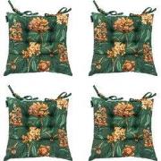 Madison -  Zitkussen Toscane Lua green - Ca. 46x46 cm - Set van 4