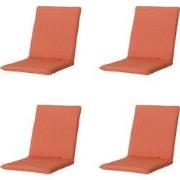 Madison -  Stapelstoelkussen Panama flame orange - Ca. 97x49 cm - Set ...