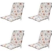 Madison -  Stapelstoelkussen Florina natural - Ca. 97x49 cm - Set van ...