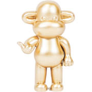 Ornament - Hang Loose Monkey Figurine 'The Legend' - Polyresin - Gold ...