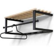 Spinder Design kapstok Marco - Zwart / Eiken - 5 haken