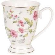 Clayre & Eef Mok 200 ml Roze Wit Porselein Bloemen