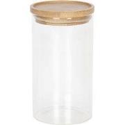 Clayre & Eef Voorraadpot Ø 8x15 cm Glas