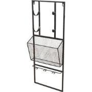 Clayre & Eef Wijnrek 32x12x82 cm Zwart Metaal