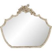 Clayre & Eef Spiegel 70x58 cm Beige IJzer