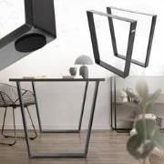 Tafelpoten Onderstel set van 2 V-Design 75 x 72 cm Industrieel gemaakt...
